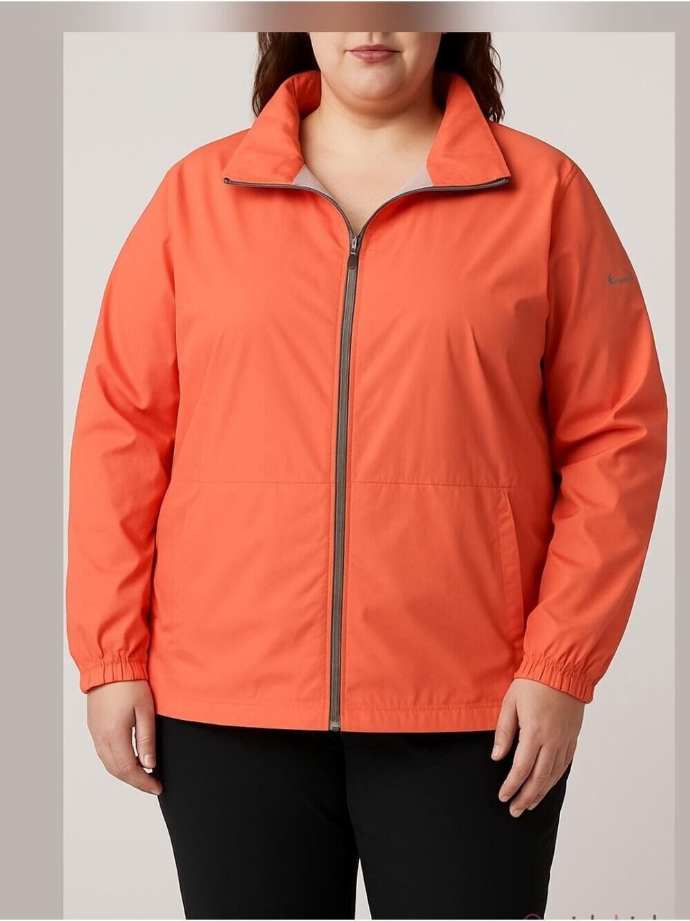 Columbia Sportswear Coral Windbreaker Jacket 1X